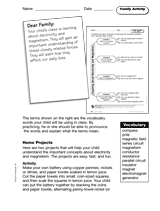 Electricity and Magnetism: Family Activity
