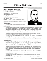 William McKinley