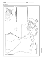 Map of Louisiana