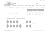 Math Warm-Up 66 for Gr. 1 & 2: Operations