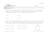 Math Warm-Up 73 for Gr. 5 & 6: Operations