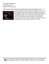 Creepy Creatures: Do They Scare You? Activity